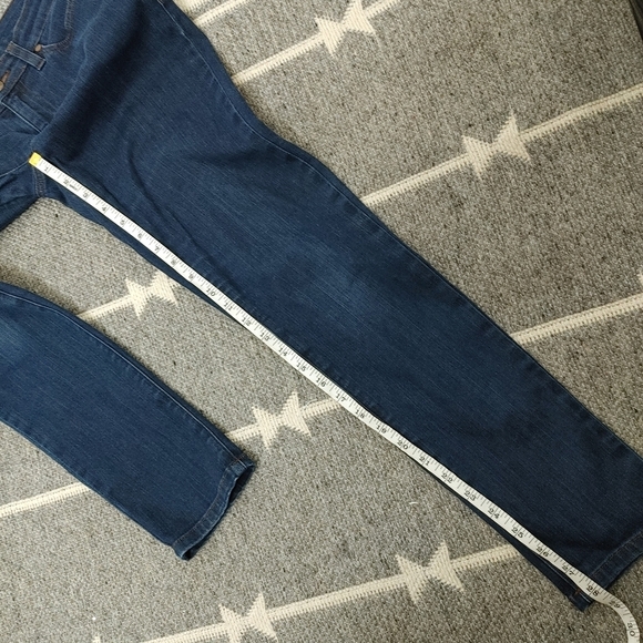 EILEEN Fisher dark wash skinny jeans 8P - Picture 12 of 12